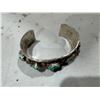 Image 2 : Navajo turquoise cuff bracelet marked on back