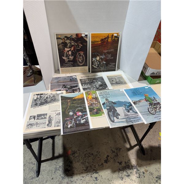 Harley Davidson advertising 1960s