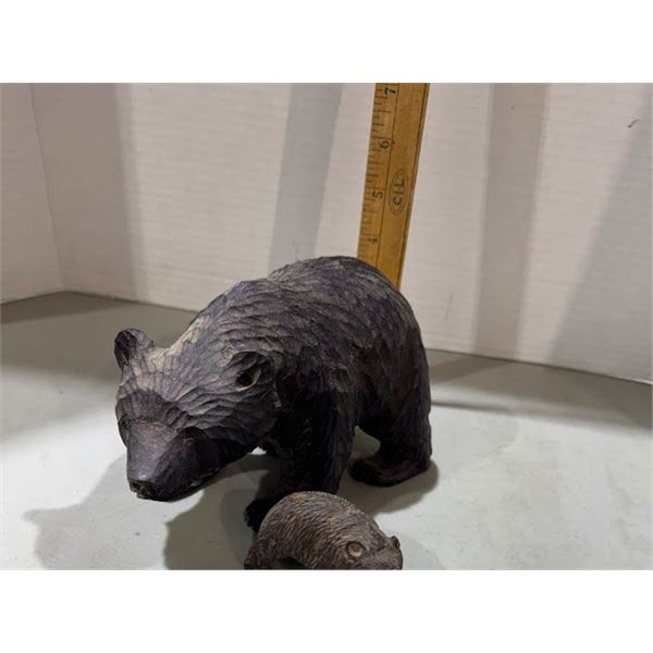 Bear carvings