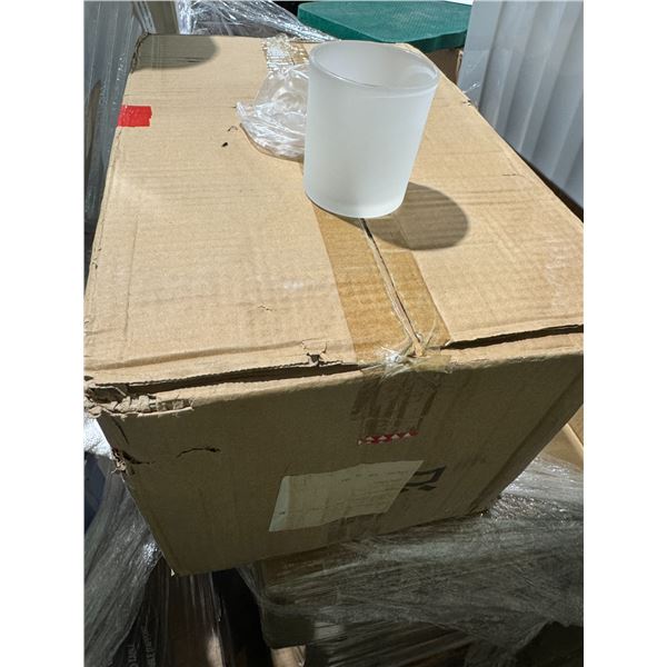 Frosted candle/other jars