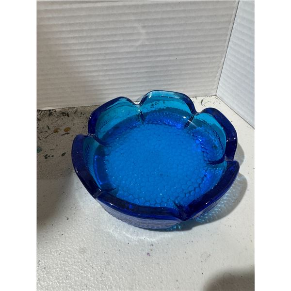 Blue dish