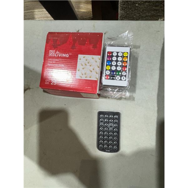 Replacement bulbs and control