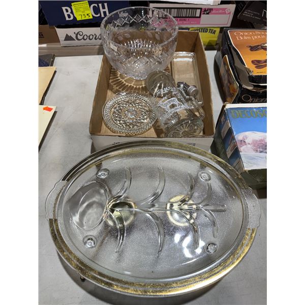 Serving dishes, etc.