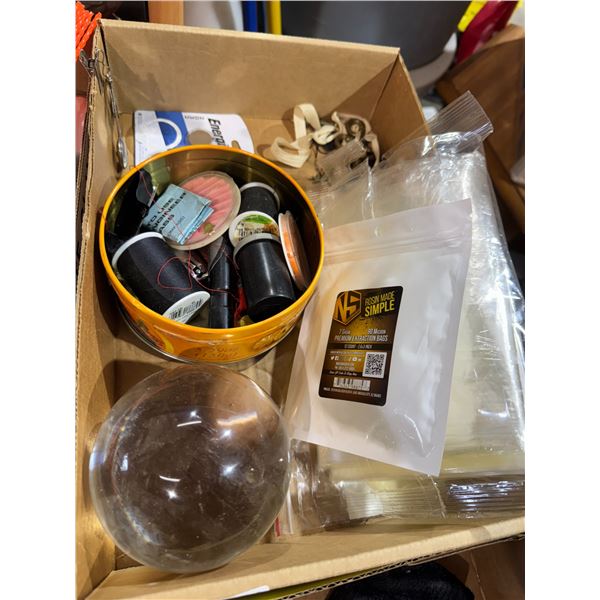 Glass ball and crafting items