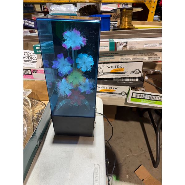 Fiber optic light up flower
