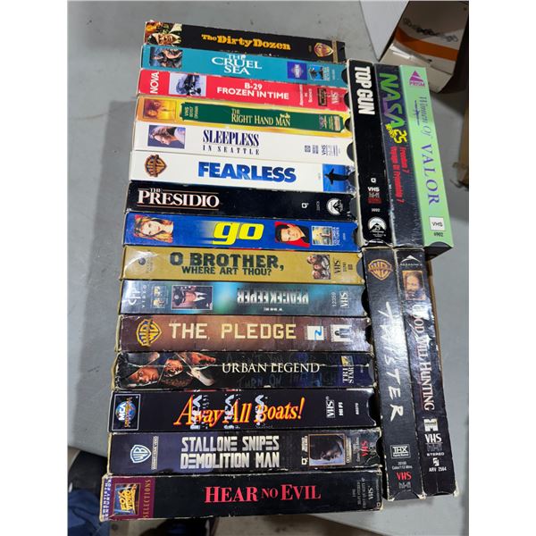 VHS movies