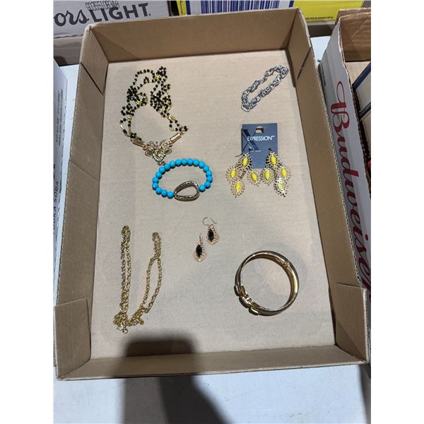 Assorted costume jewelry