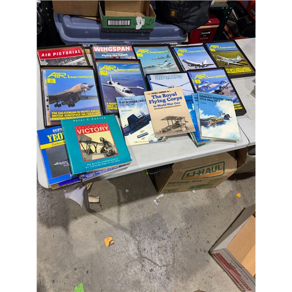 Aviation books and magazine