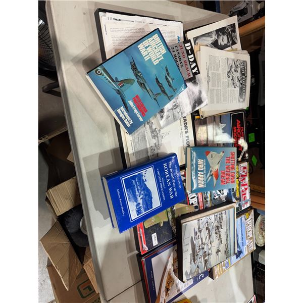 Aviation aircraft in Korean war books and magazines