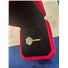Image 3 : 3.00ct GRA Certified Moissanite brilliant cut cubic zirconia set in shanks Size 7 - Retail $1,800.00