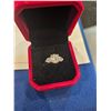 Image 2 : 3.00ct GRA Certified moissanite heart shaped cubic zirconia ring Size 7 Retail $1,700