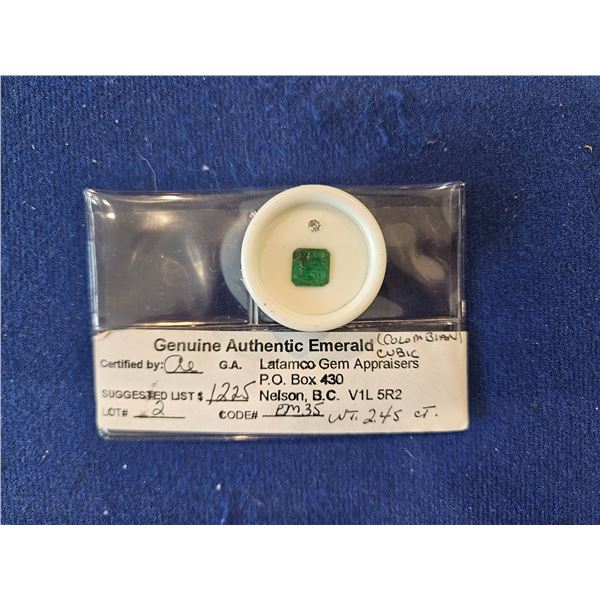 Genuine Emerald - Suggested retail $1,225