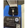 Image 2 : 1.00ct GRA Certified moissanite key shape cubic zirconia necklace -retail $1060