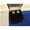 Image 2 : 2.00ct GRA Certified moissanite yellow cubic earrings Retail $1,250