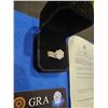 Image 3 : 5.00ct GRA Certified  moissanitering with 130 round cut cubic zirconia- size 7 Retail $3,260