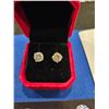 Image 2 : 4.00ct GRA Certified  moissanite 4 claw filagree basket headearrings set - retail $2,020