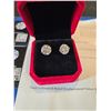 Image 2 : 6.00ct GRA Certified moissanite stones 6 claw basket earrings - Retail $1,150