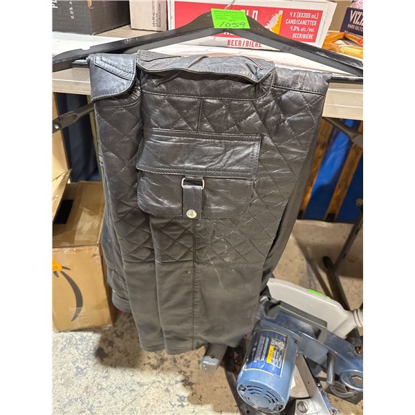 leather pants size not shown