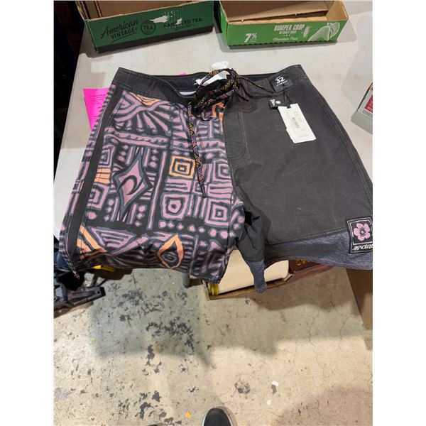 NWT size 32 waist rip curl stretch shorts