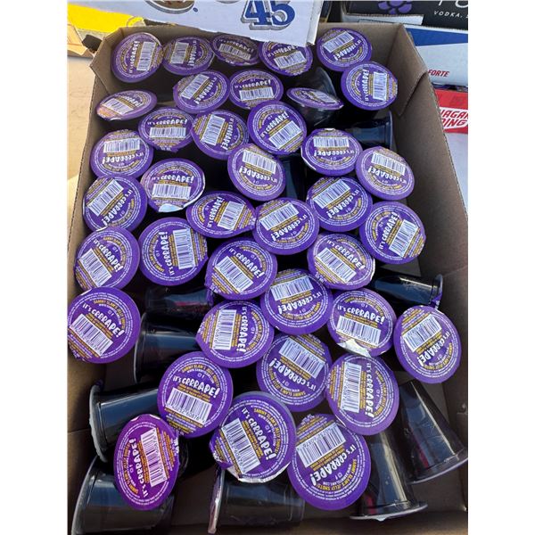 Grape jelly shooters must have valid ID