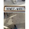 Image 1 : Farmers market sign