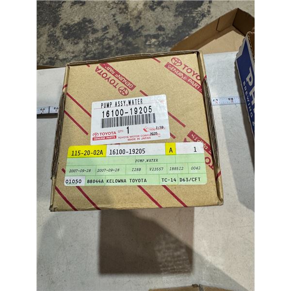 Water pump assembly for Toyota