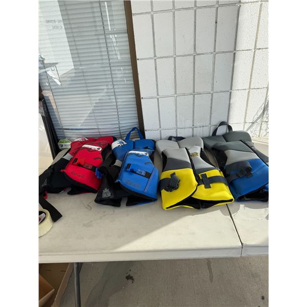 Fluid life jacket, 27 to 41 KG