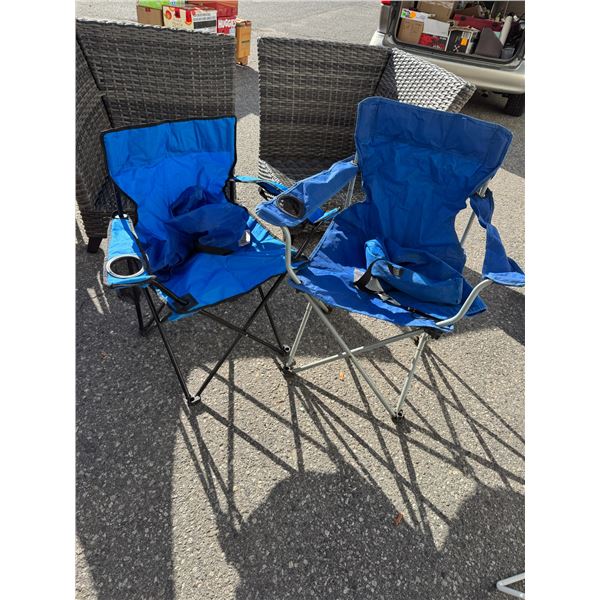 2 folding camp Chairs