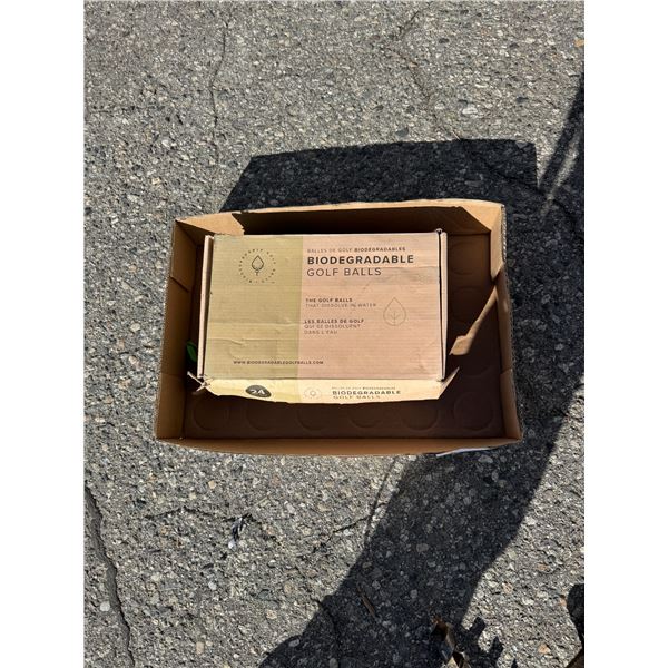 Biodegradable golf ball