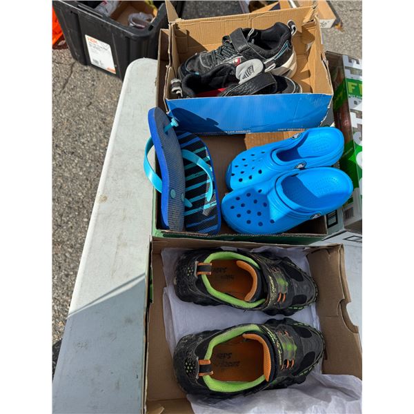 Children's size assorted size shoes, size 13, and one