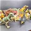 Image 1 : Mostly 80's & 90's Vintage Dinosaur Toys Med Size