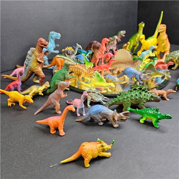 Mostly 80's & 90's Vintage Dinosaur Toys Small Size