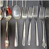 Image 11 : 50pcs of stainless steel cutlery flatware jnives, forks &spoons