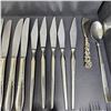 Image 2 : 50pcs of stainless steel cutlery flatware jnives, forks &spoons
