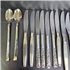 Image 6 : 50pcs of stainless steel cutlery flatware jnives, forks &spoons