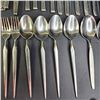 Image 9 : 50pcs of stainless steel cutlery flatware jnives, forks &spoons