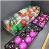 Image 1 : Large number of modern christmas ornament baubles