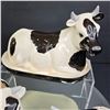 Image 3 : Collection of Dairy Cow Farm Creamer, Sugar, Butter Keeper