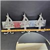 Image 2 : Aluminum Nautical Themed Sailboat Coat Rack
