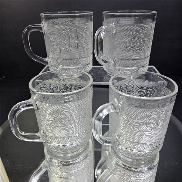 4 Vintage Fleur de Lis by Kig Malaysia Mugs