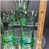 Image 3 : 3 Coca Cola Libbey Green Glass Mugs Large 6 inch