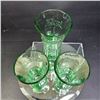 Image 5 : 3 Coca Cola Libbey Green Glass Mugs Large 6 inch