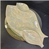 Image 1 : Iridiscent Pearl Style Fish Themed Candy Trinket Ceramic Dish