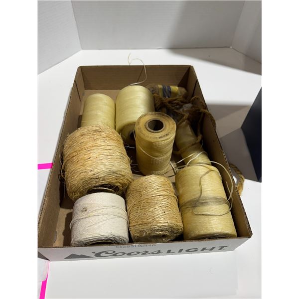 Assorted string and twine, etc.