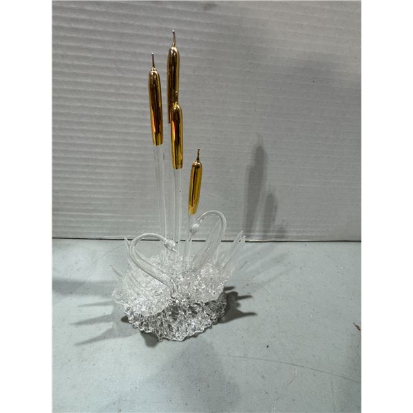 Blow glass Swan decor