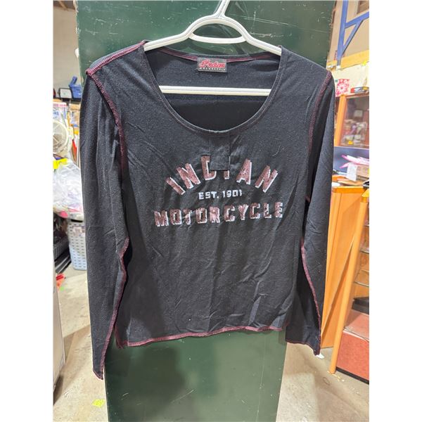 Indian motorcycles, shirt size not shown
