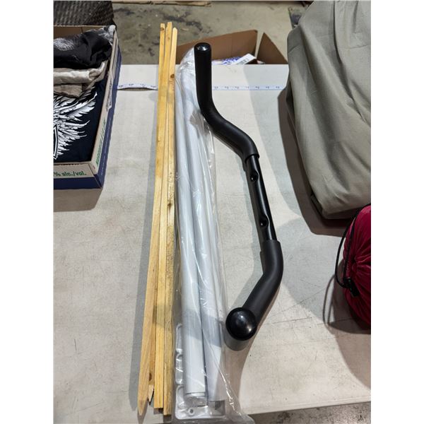 Assorted bars and wood sticks