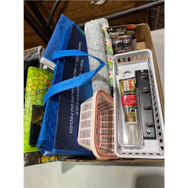 Batteries, silicone, and other items