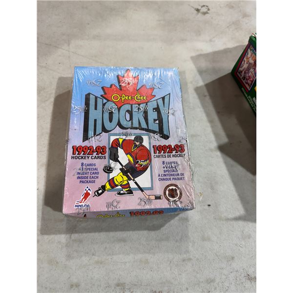 Sealed OPG 19 92–93 hockey cards