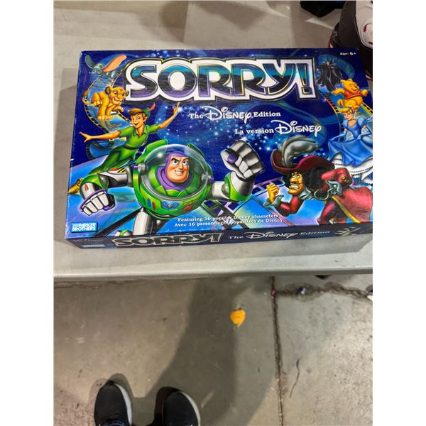 Sorry, the Disney edition game